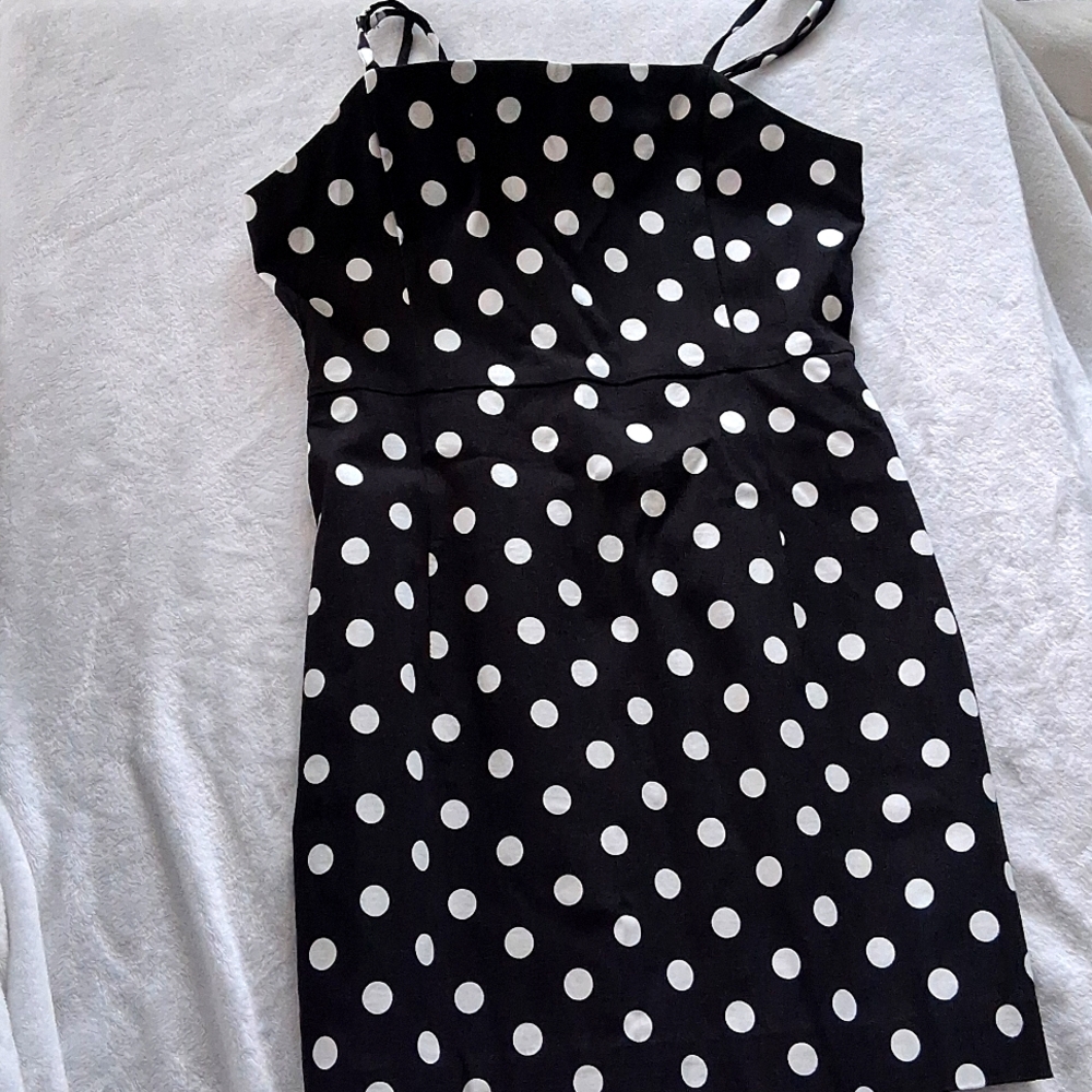 Black and White Polka Dot Dress